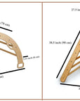 5 Pieces Climbing Set - Climbing Triangle / Arch Rocker, XL Pillow, and 2 Ramps