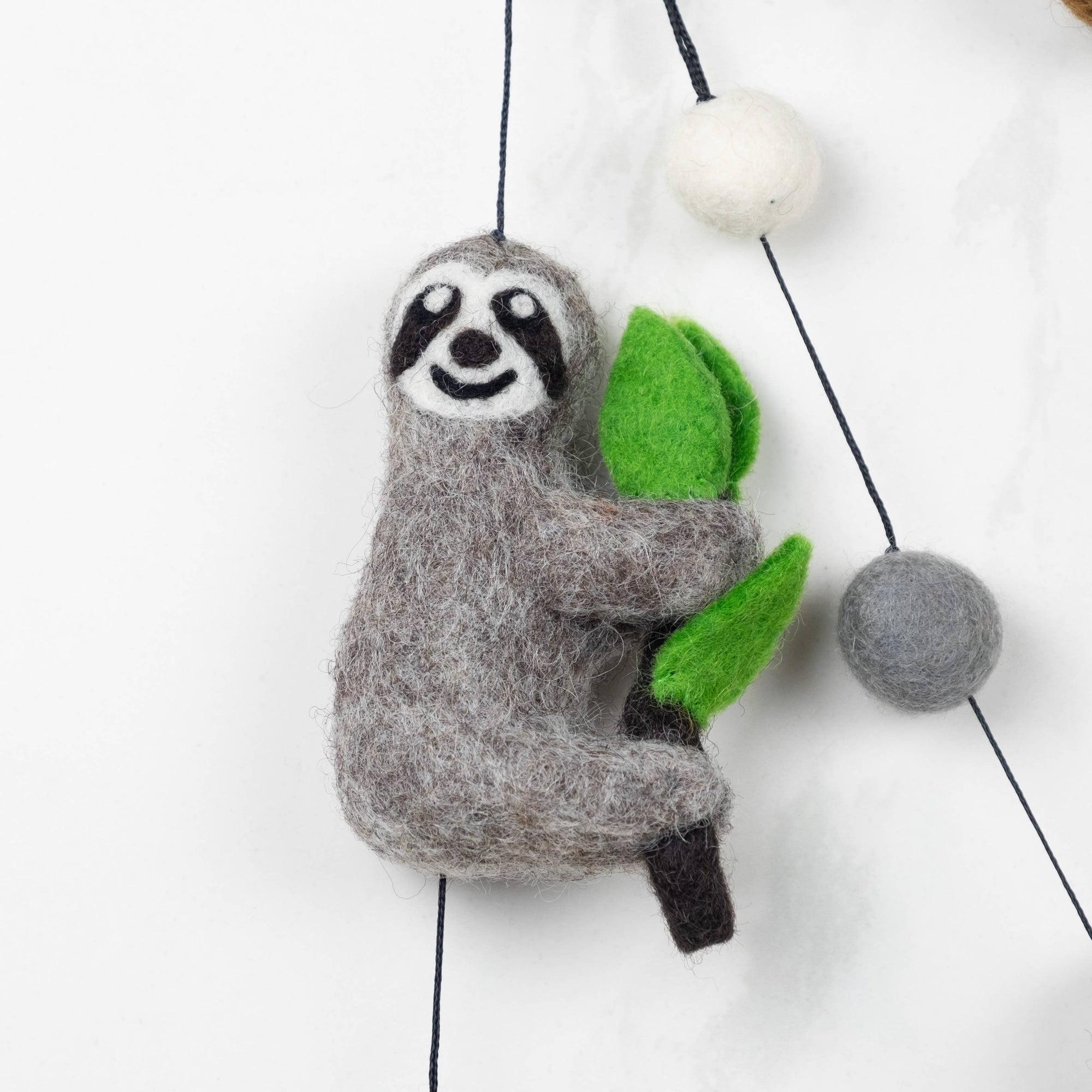 The Winding Road - Garland - Felt Sloth