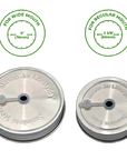 Mason Jar Lifestyle - Stainless Steel Straw Hole Tumbler Lids for Mason Jars