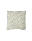 Quilted Aya Cushion - Brown / Offwhite