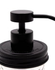 Mason Jar Lifestyle - Matte Black Soap Pump Lid Kit for Mason Jars