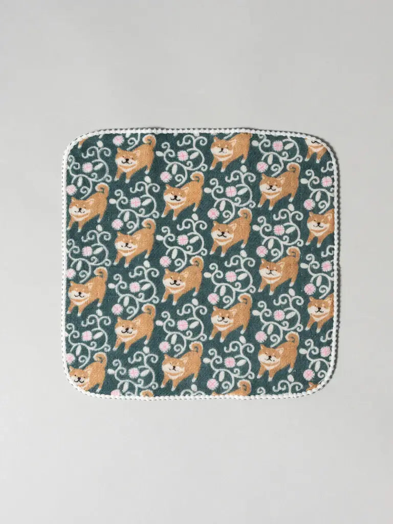 Haikara Little Handkerchief - Shiba, Karakusa Green
