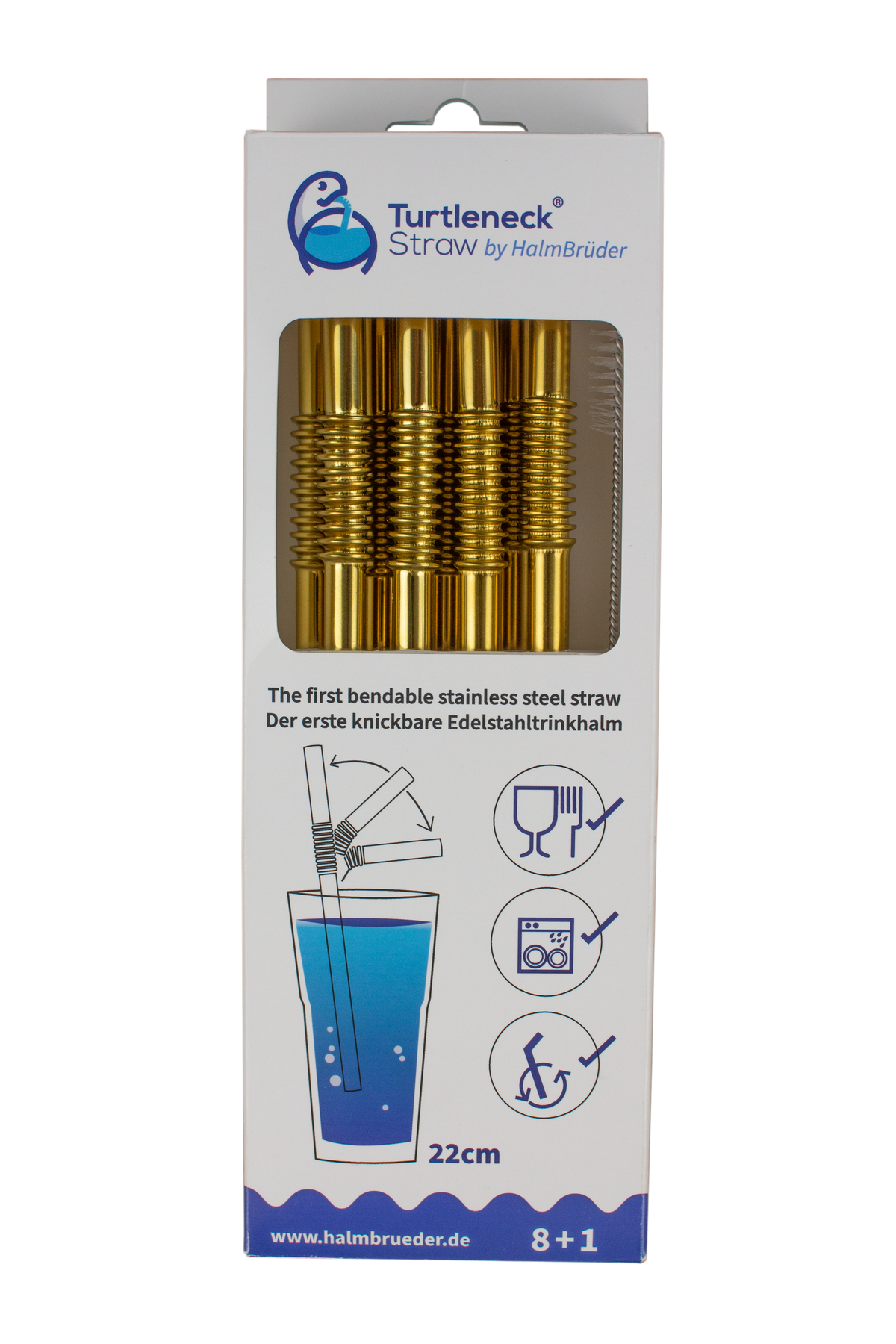Turtleneck Stainless Steel Bendable Straw sets