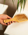 Bamboo Switch - Bamboo Paddle Hairbrush - Square | Haircare Bestseller