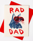 Rad Dad - Risograph Card
