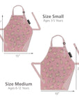 Urban Infant - Little Helper Kids Apron, Washable Cotton/Poly - Llamas