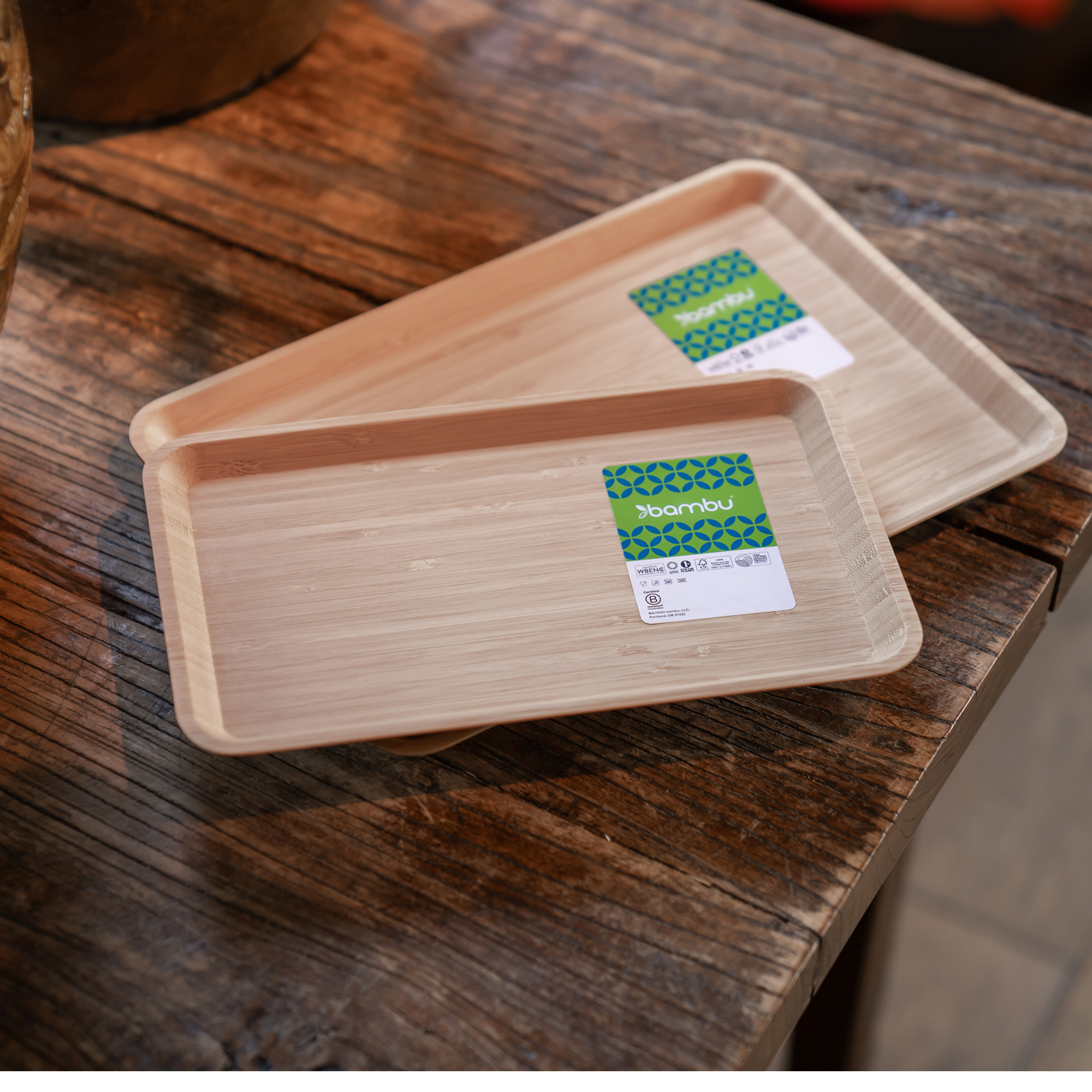 Bamboo Appetizer &amp; Serving Tray