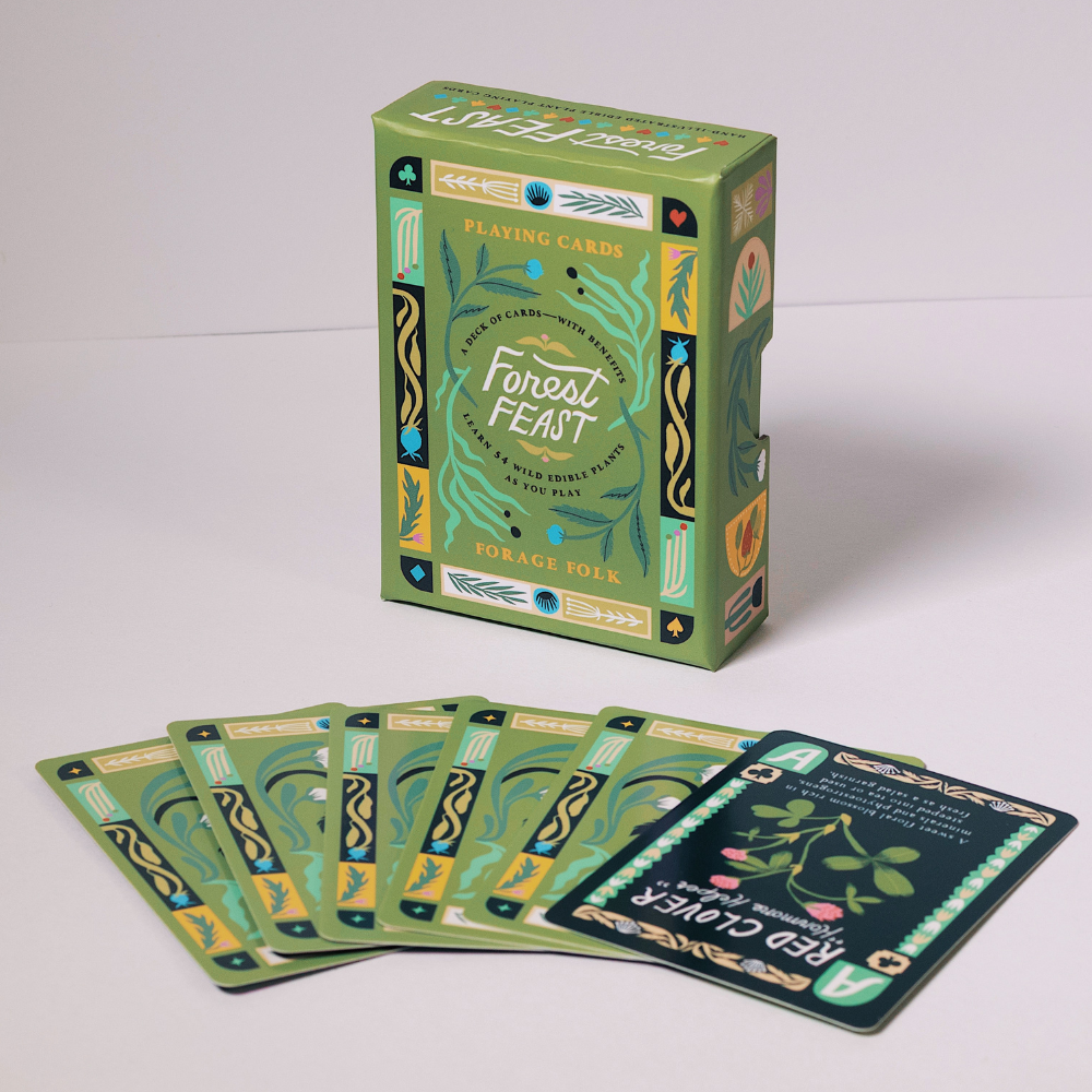 Forest Feast Foraging Playing Card Deck