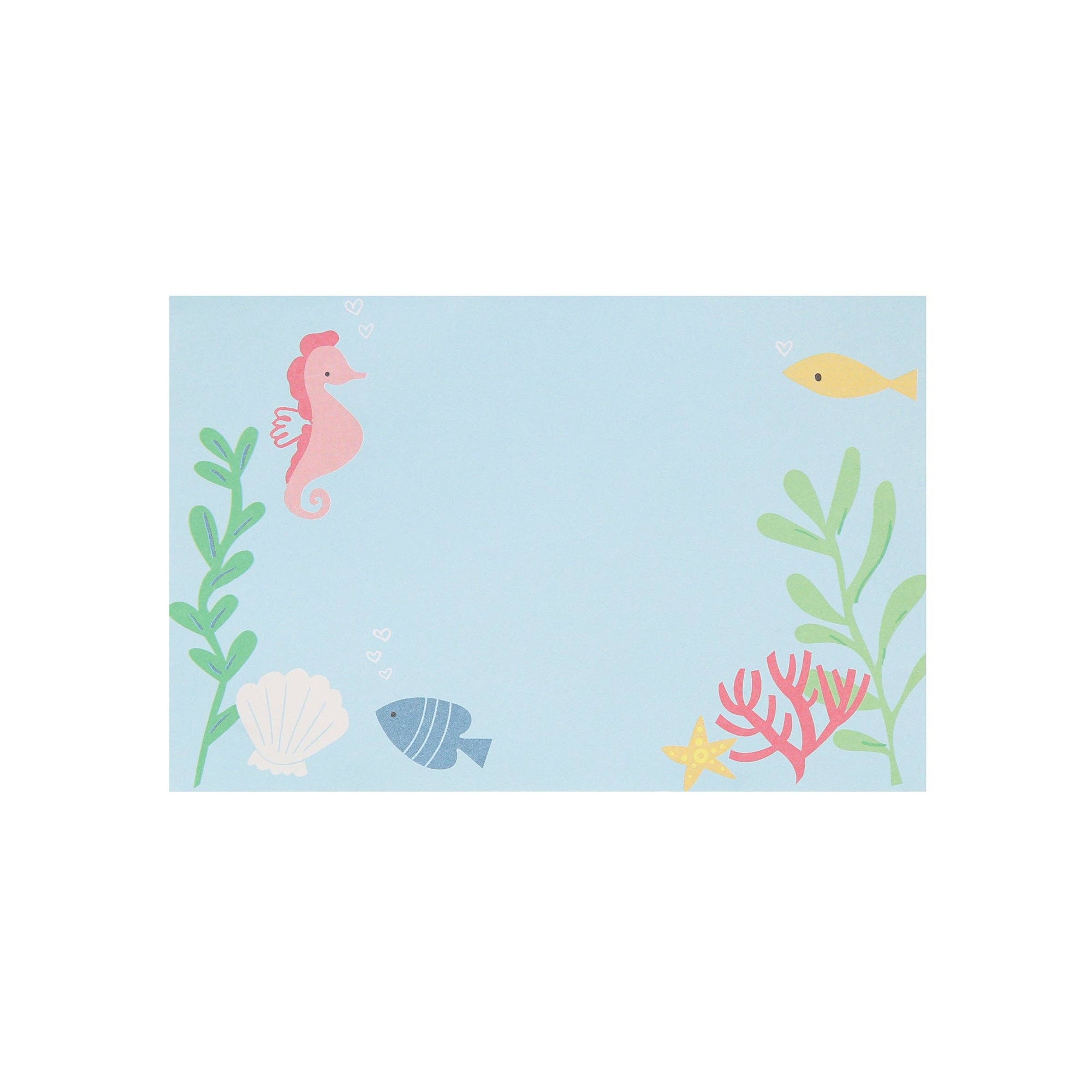 Meri Meri - Under The Sea Kids Valentine's Cards &amp; Erasers Set