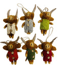 Ornament - Highland Cow in knit sweater