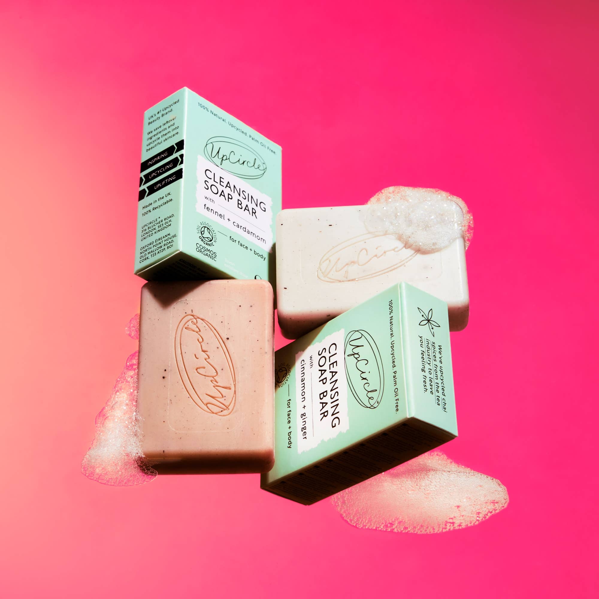 Natural Vegan Cleansing Soap Bar - Fennel + Cardamom