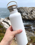 Me Mother Earth - Stainless Steel Water Bottle with Bamboo Lid