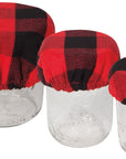 Now Designs by Danica - Red Buffalo Check Mini Bowls Cover Set of 3