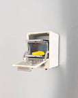 Mini Retro Oven Fridge Magnet with Tiny Bread