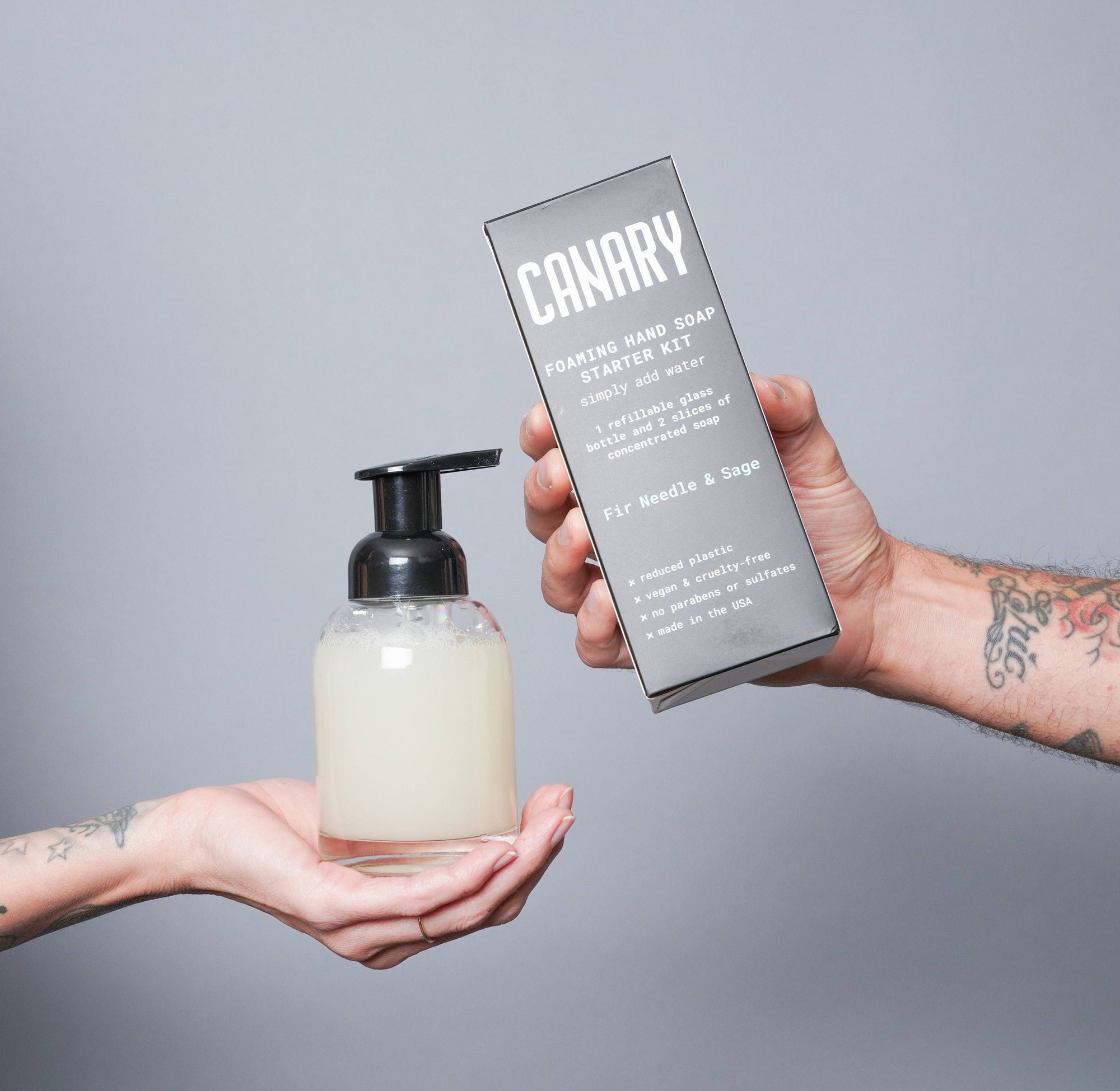Hand Soap Starter Kit - Bottle &amp; Soap