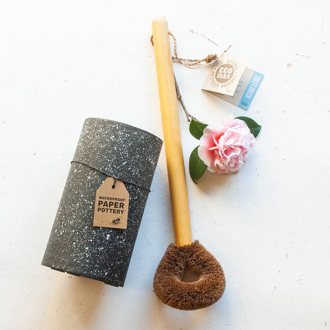 Natural Toilet Brush &amp; Holders - 100% Plastic Free