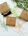 Organic Bamboo Cotton Buds - Biodegradable - 100 Pack