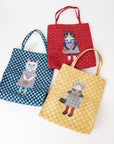 Kusuguru "Honey Bean Princes" Jacquard Tote Premium Chenille