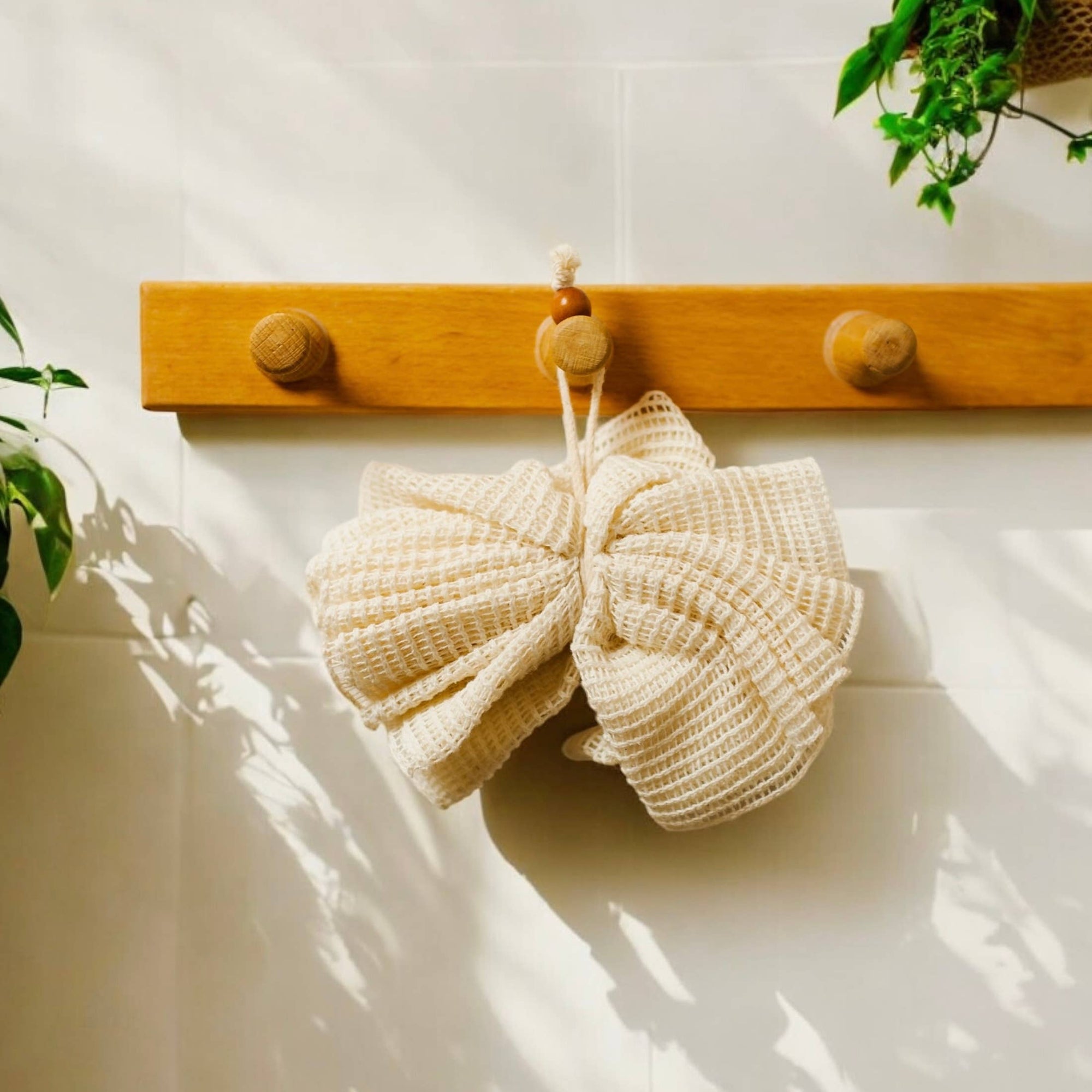 Shower Pouf | Ramie Exfoliating Sponge