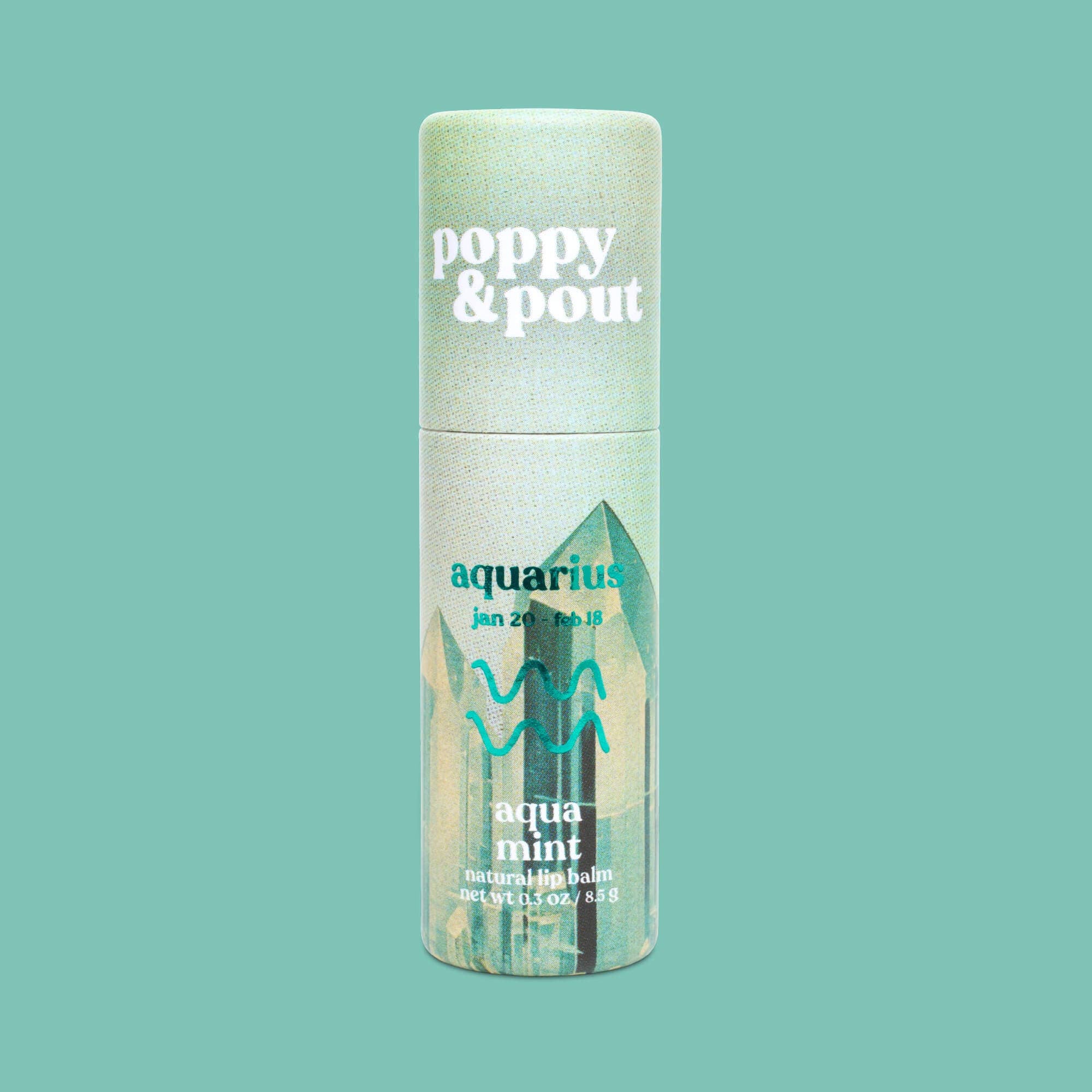 Lip Balm, Zodiac, Aquarius Aqua Mint