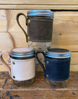 Leather Jar Wraps- "Mug Wrap"