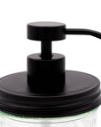 Mason Jar Lifestyle - Matte Black Soap Pump Lid Kit for Mason Jars