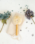 Dry Face Brush - Soft Jute, All Natural