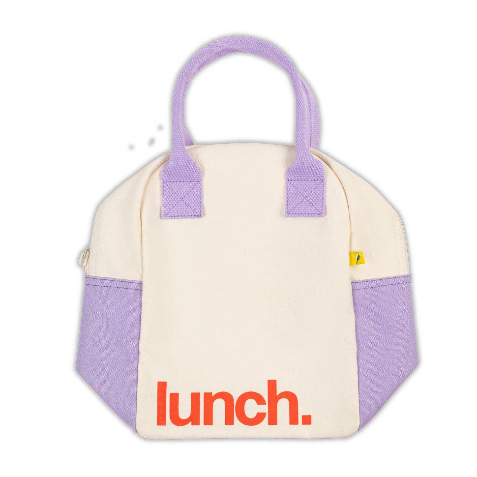 Zipper Lunch - ‘Lunch’ Lavender Poppy