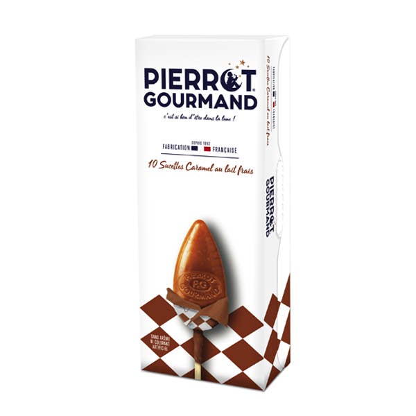 Pierrot Gourmand Milk Caramel Lollipops
