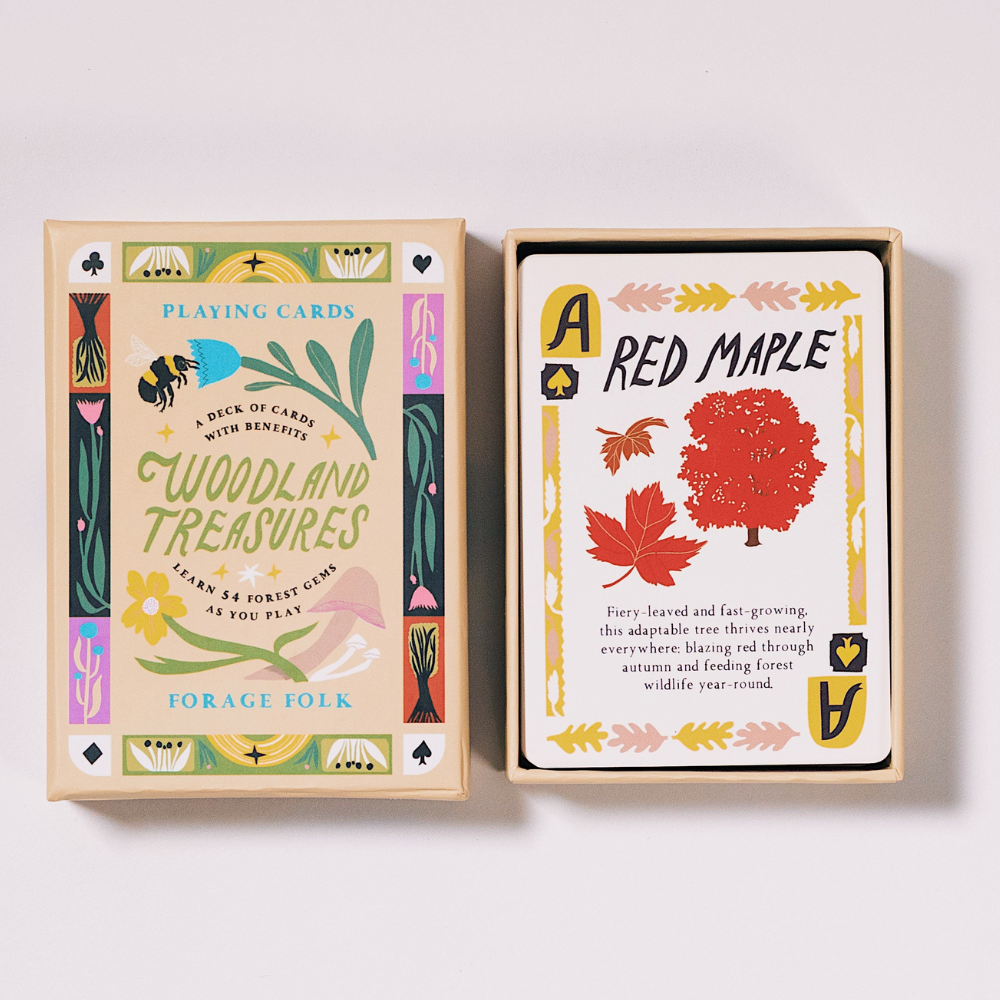 Woodland Treasures Nature Playing Card Deck