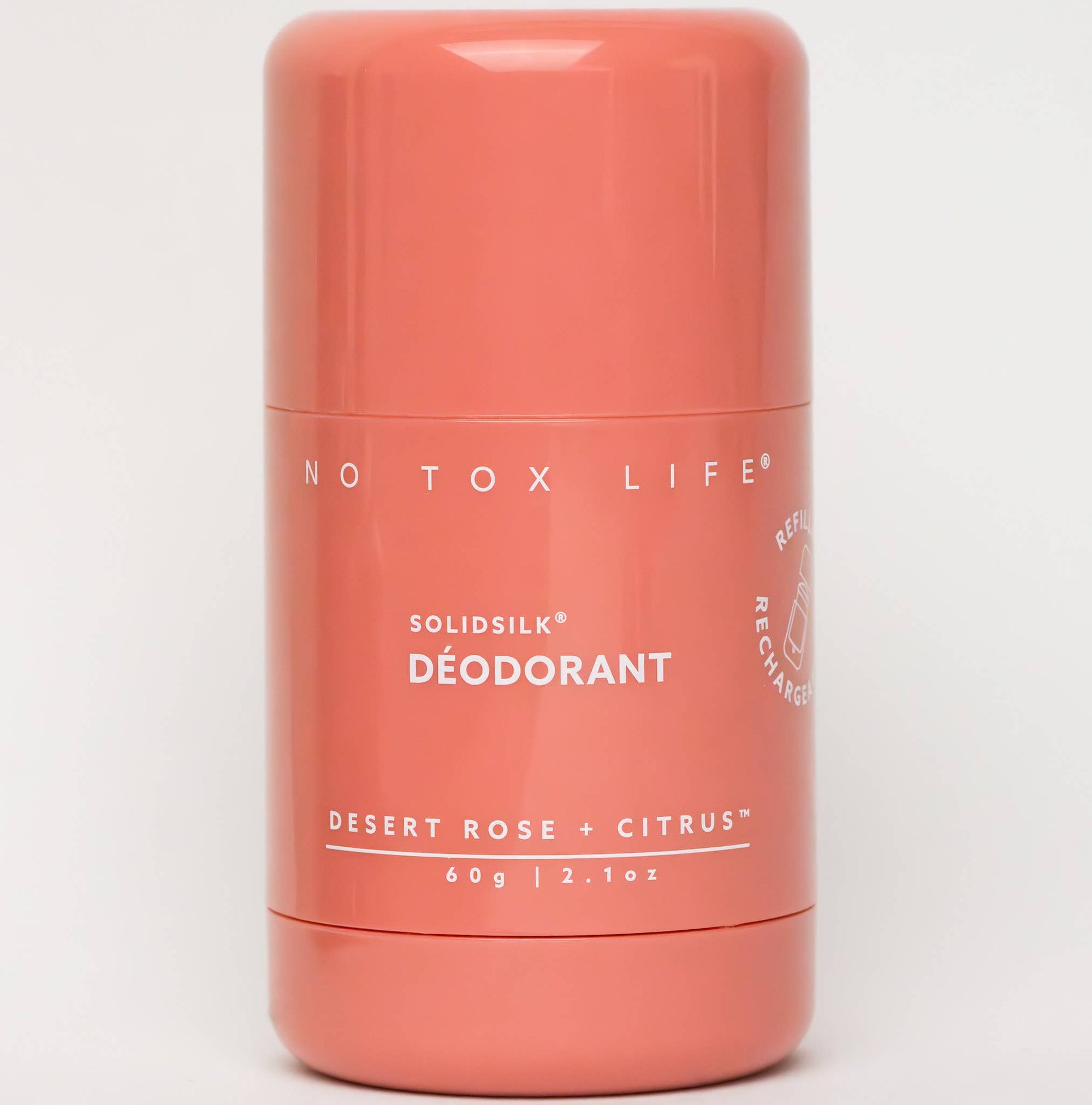 SOLIDSILK® Deodorant (Desert Rose &amp; Citrus) Refillable TUBE - No Tox Life