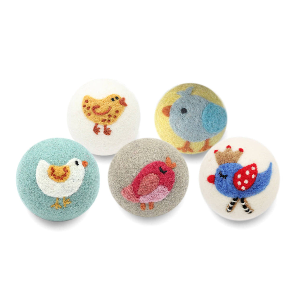 Birds: Eco Wool Dryer Balls Fair Trade
