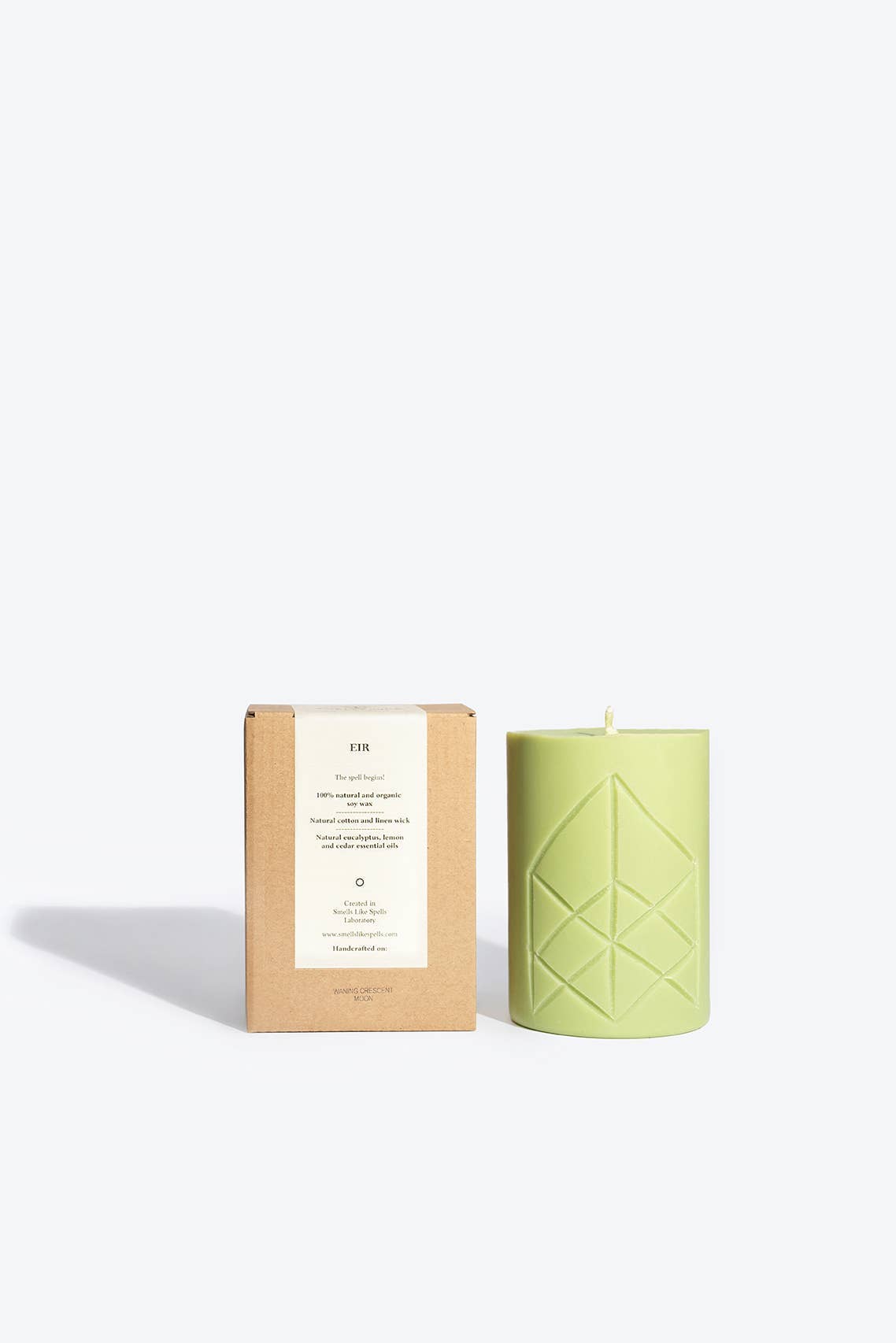 Eir | Rune Carved Candle based on Norse Magic | Well-being