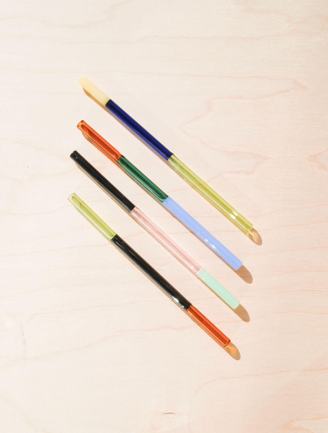 Wildher Studios - Handmade Multicolor Glass Straws | Random Colors!