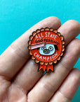 Badge Bomb - Dog Petting Champion Enamel Pin