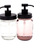 Mason Jar Lifestyle - Matte Black Soap Pump Lid Kit for Mason Jars