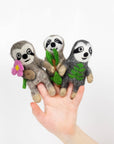 The Winding Road - Finger Puppets - Sloth - Assorted