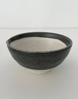fort & field - 3 sizes of nestling mortars neutral charcoal ceramic pottery