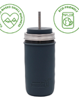 Long Safer Rounded End Stainless Steel Straw for Quart Jars