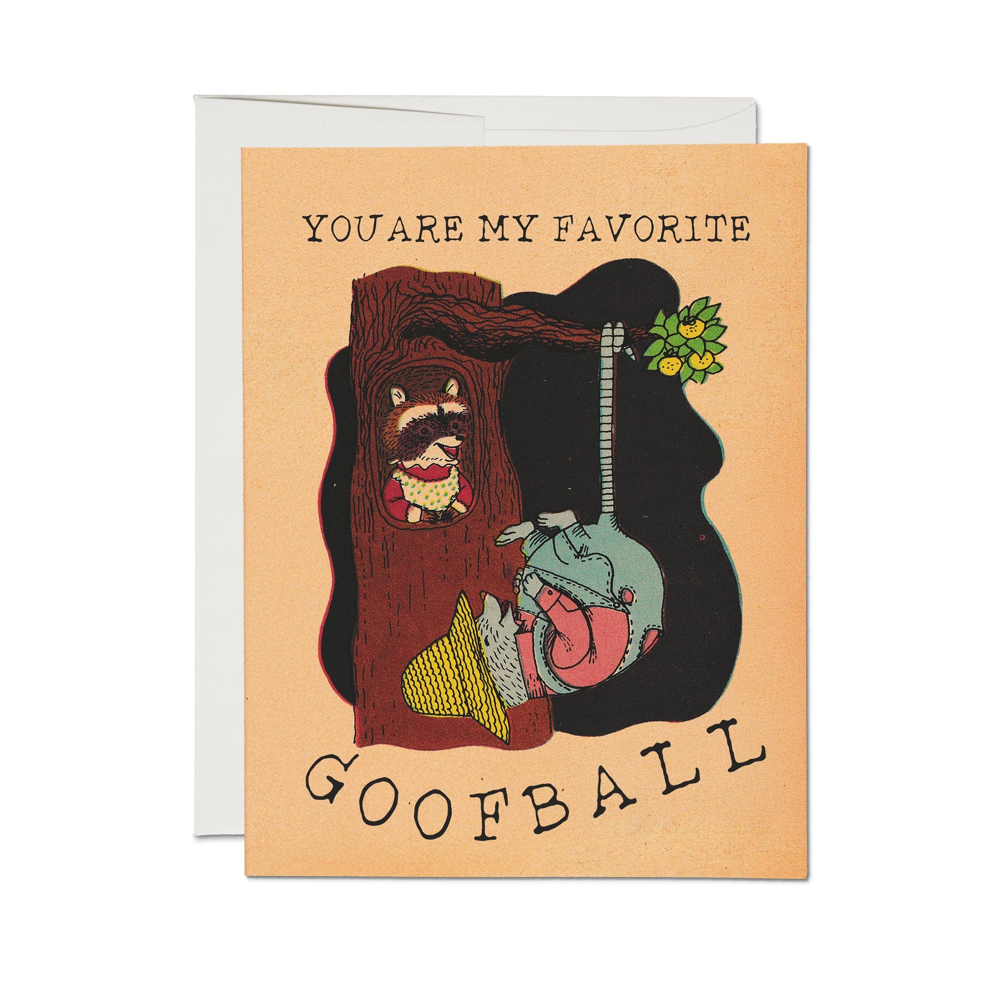 Richard Scarry Goofball greeting card