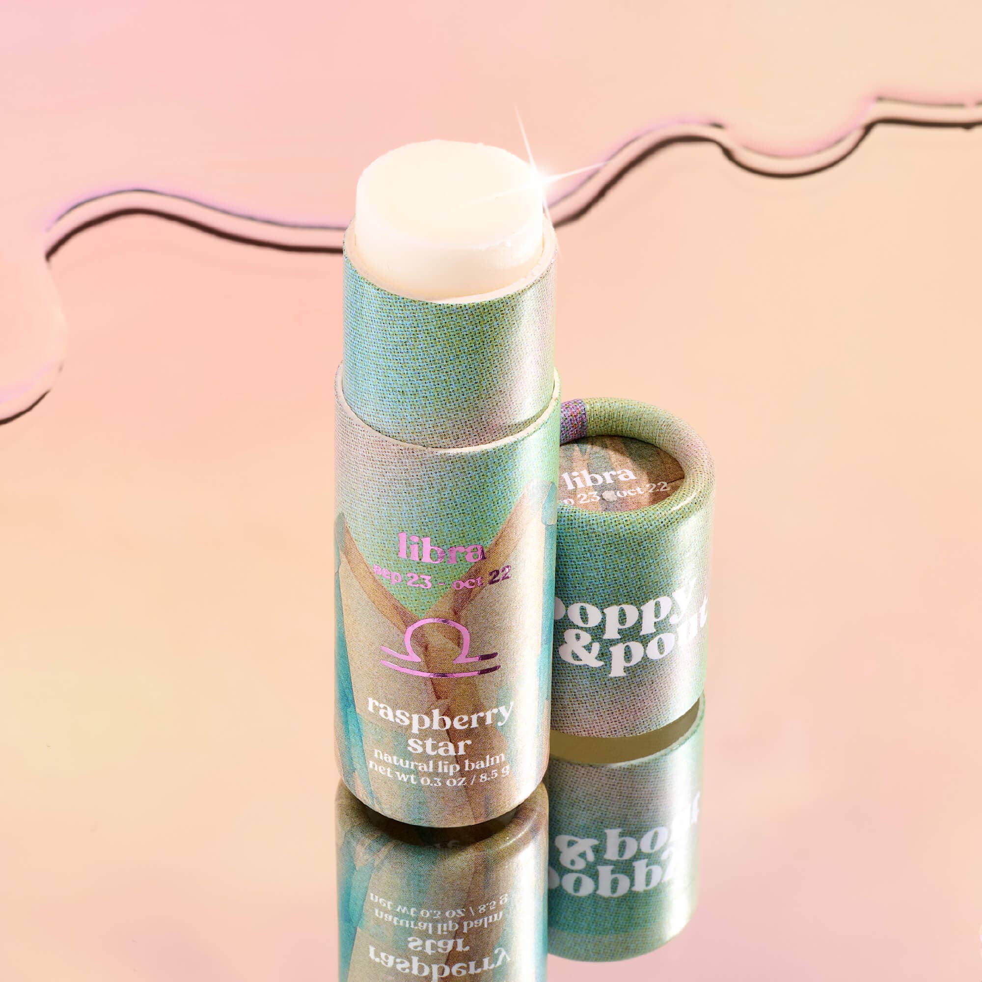 Lip Balm, Zodiac, Libra Raspberry Star