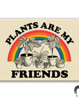 Badge Bomb - Plants Are My Friends Rectangle Magnet