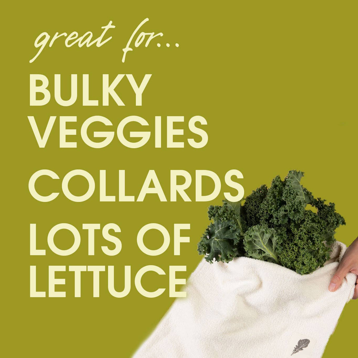 EXTRA LARGE Reusable Vegetable Storage Bag for the Fridge