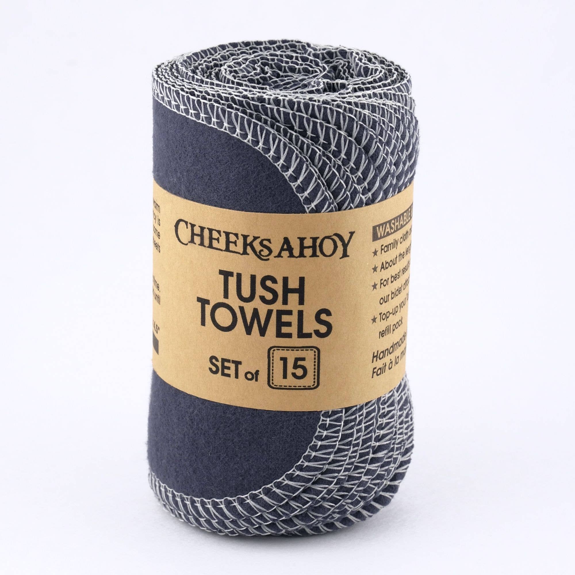 Tush Towels - Reusable Toilet Tissue