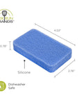 Fox Run Silicone Dish Scrubbers, Set of 6,Safe for Non-Stick
