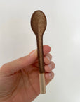 fort & field - Neutral colorblock handmade Japanese pottery coffee spoon