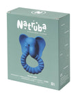 Natural rubber Teether Elephant - Blue