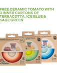 Food Huggers - Sage Green Food Huggers - Set of 5