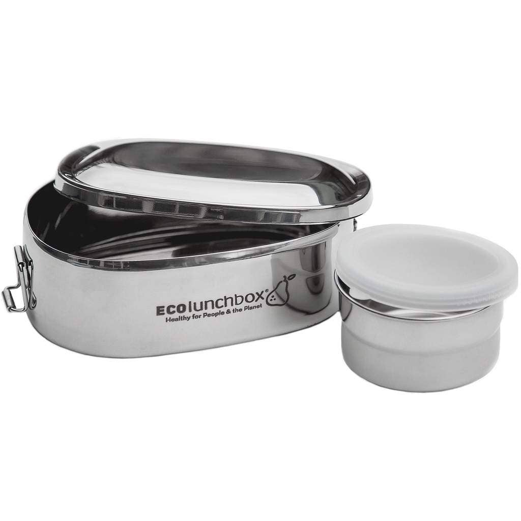 ECOlunchbox Oval &amp; Snack Cup Lunch Food Container