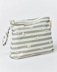 Kids Wet Bag Sammy the Seagull Green Stripe
